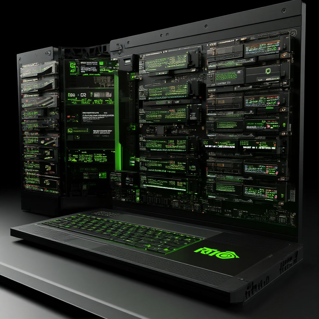 Workstation per rendering 3D e modellazione con GPU multiple NVIDIA RTX