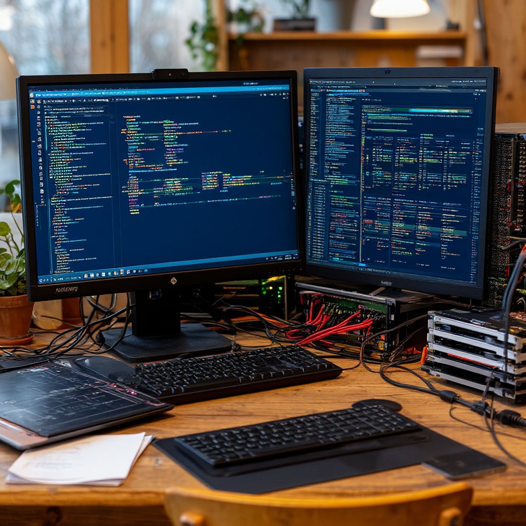 Workstation per sviluppo software e compilazione con CPU multi-core
